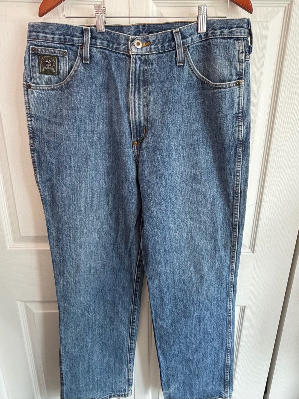 Cinch Mens 36x32 Blue Denim Straight Leg Western Cowboy Jeans 100% Cotton